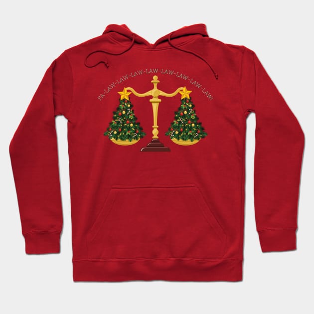 Punny Christmas Hoodie by luckenbooththeatre